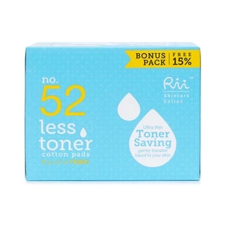 Rii Cotton Pads Less Toner 120pcs. ริอิสำลีแผ่นสำหรับโทนเนอร์ 120แผ่น