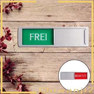 [CHIWANJI2] Adhesive Office Door Slider Sign Indicator