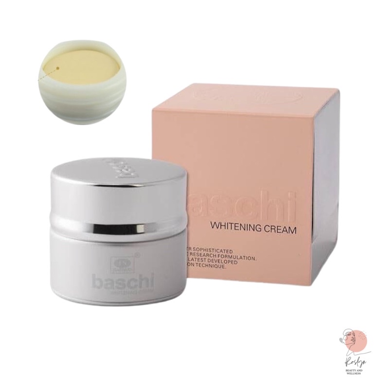 KT-64ครีมบาชิBASCHI ของแท้💯%ขนา รุ่นดั้งเดิม  BASCHI CREAMครีมไข่มุกเผยผิวขาวกระจ่างใสไร้จุดด่างลดฝ้ากระ ริ้วรอย(15กรัม) - รูปที่ 2