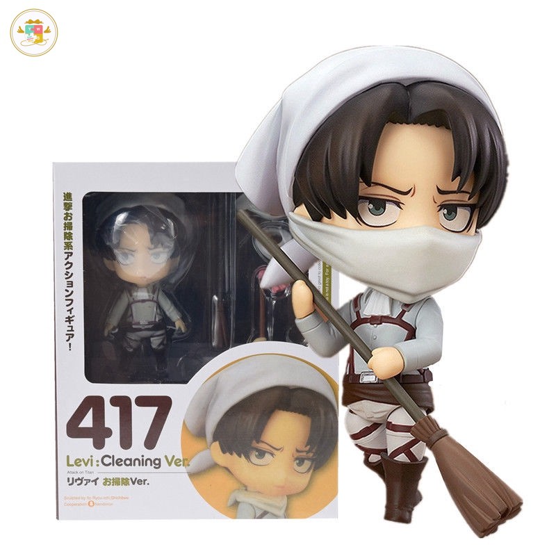 GSC 417 Nendoroid attack on titan figure model Levi Ackerman โมเดล ผ่าพิภพไททัน ฟิกเกอร์ 🇨🇳