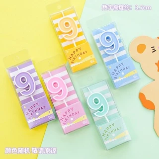 A52 🎁พร้อมส่ง ถูกที่สุด🎁 เทียนวันเกิดตัวเลขสีพลาสเทล New🧸 พร้อมส่งในไทย