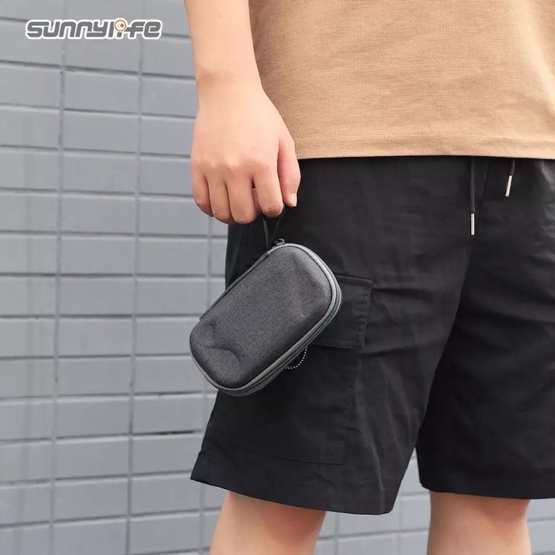 Sunnylife Mini Portable Carrying Case Clutch Bag Protective Storage Bag for Insta360 X3 / ONE X2 / X