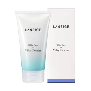 โฟมล้างหน้าเพื่อผิวขาวกระจ่างใส ลดเลือนจุดด่างดำ Laneige White Dew Milky Cleanser 150ml