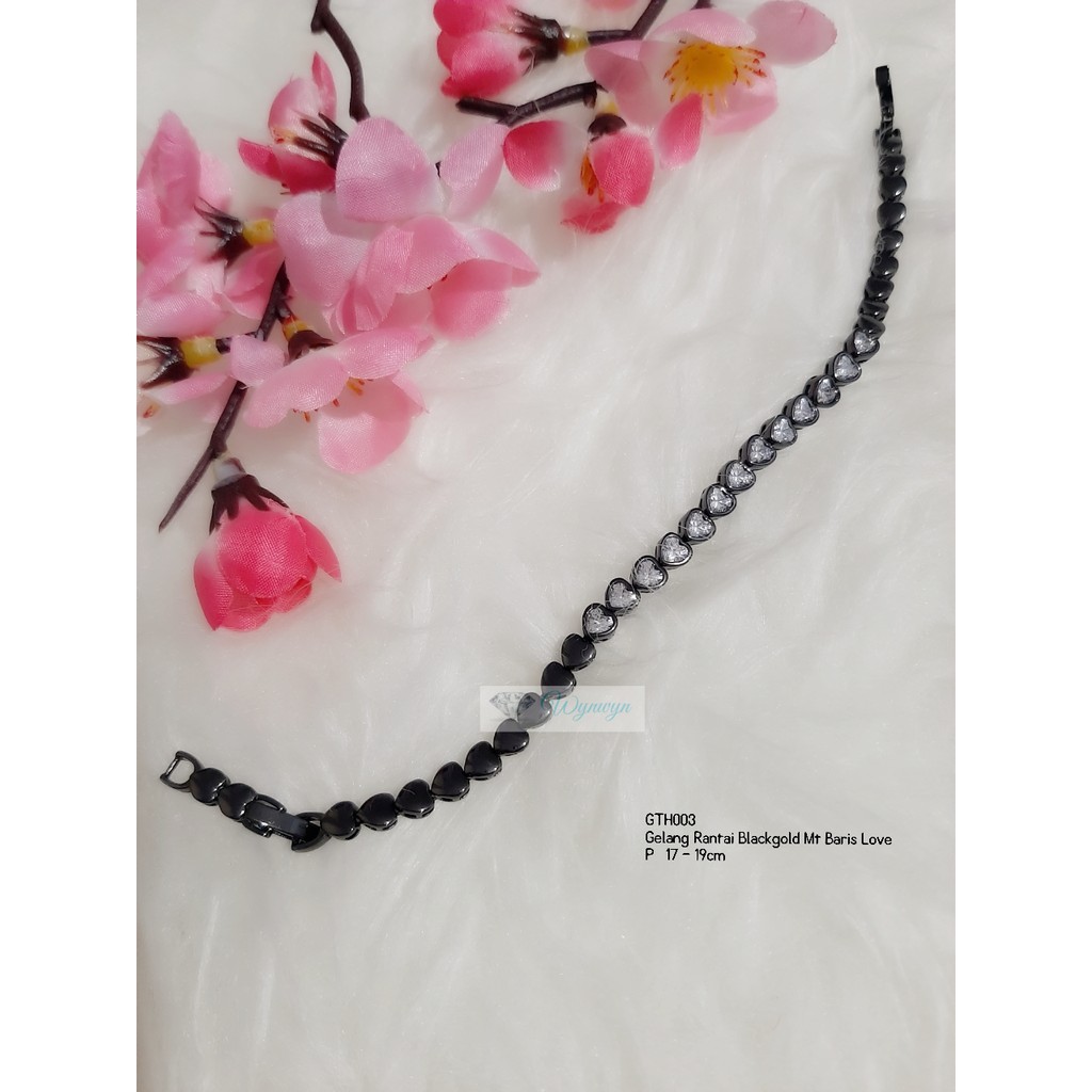 สร้อยข้อมือโซ่ Blackgold Xuping Mt Variant GTH002 GTH003 GTH004 GTH005