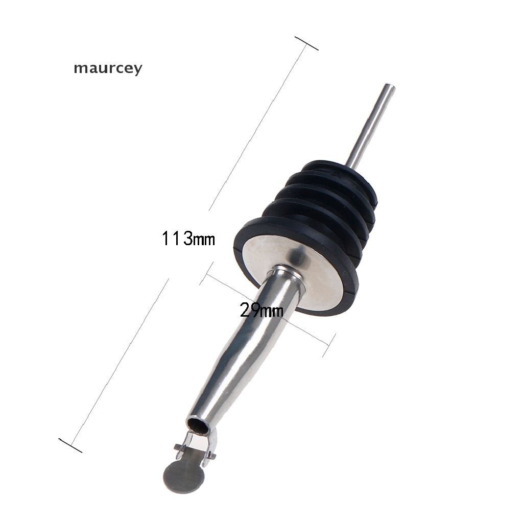 maurcey Liquor Pourer Flow Wine Bottle Pour Spout Stopper Stainless ...