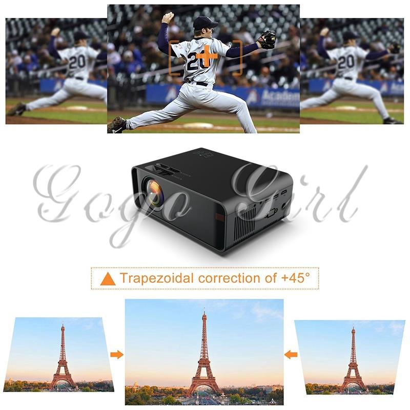 Gogo LCD Projector HDMI/AV/USB/TF/VGA Home Theater Projector Smart ...