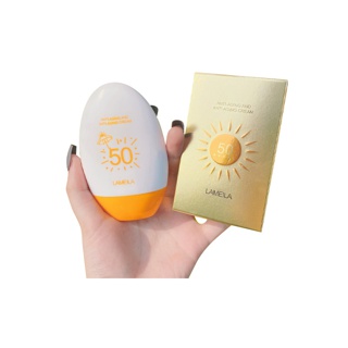 [ใส่โค้ด SSPF84 ลด 30.- ขั้นต่ำ 99.-]Lameila 3053 ครีมกันแดด ป้องรังสียูวี นุ่มลื่นทาง่าย กันน้ำ ลดความหมองคล้ำ ผิวขาว ช