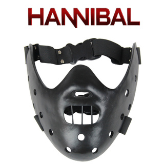 Mask หน้ากาก Hannibal Lecter ฮันนิบาล เล็กเตอร์ วัสดุ ไฟเบอร์กลาส ป้องกัน สำหรับใส่ สยองขวัญ สุดโหด 
หมวก Marvel DC