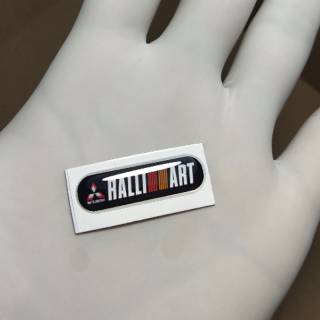 สติกเกอร์ ralliart ลายนูน ขนาดเล็ก