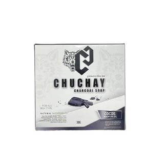 Chuchay Charcoal Soap ชูว์ชายน์ ชาร์โคล โซป (30g.)