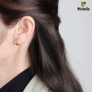 ต่างหูห่วง จิวหูสแตนเลส 316L สำหรับผิวแพ้ง่าย เครื่องประดับแฟชั่น Stainless steel earrings [รหัส HB]