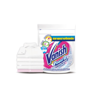 Vanish แวนิช ผลิตภัณฑ์ขจัดคราบ ซักผ้าขาว น้ำยาซักผ้า สำหรับผ้าขาว 210 กรัม