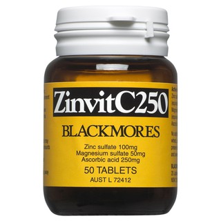 Blackmores สูตร ZinvitC 250