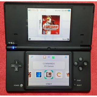 Nintendo dsi สีดำ แปลงเล่นผ่านเมม 32G เกมส์กว่า 7000เกมส์ พร้อมเล่น sn =  81410