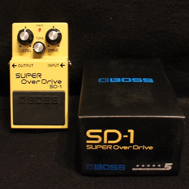 Boss SD-1 Super Overdrive (แกะกล่องใหม่)  เอฟเฟคเสียงแตกตัวแรกที่ดีที่สุด  ในราคาที่ถูกกว่า