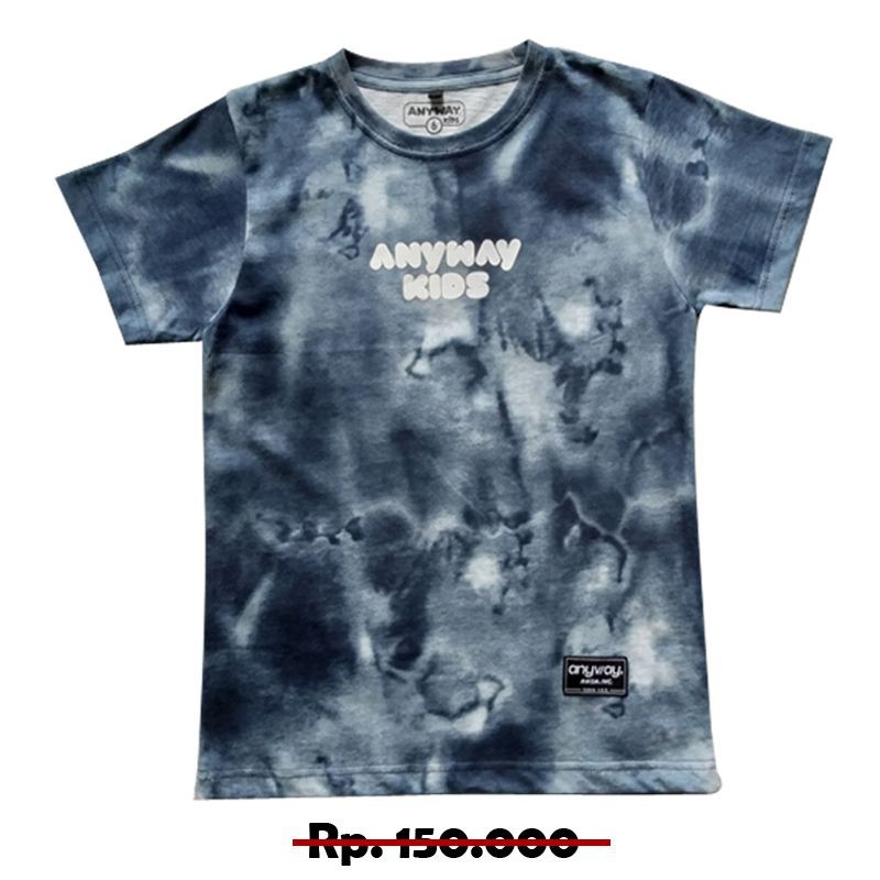 Anyway KIDS เสื้อยืด "ANYWAY KIDS" Tie Dye Blue 037