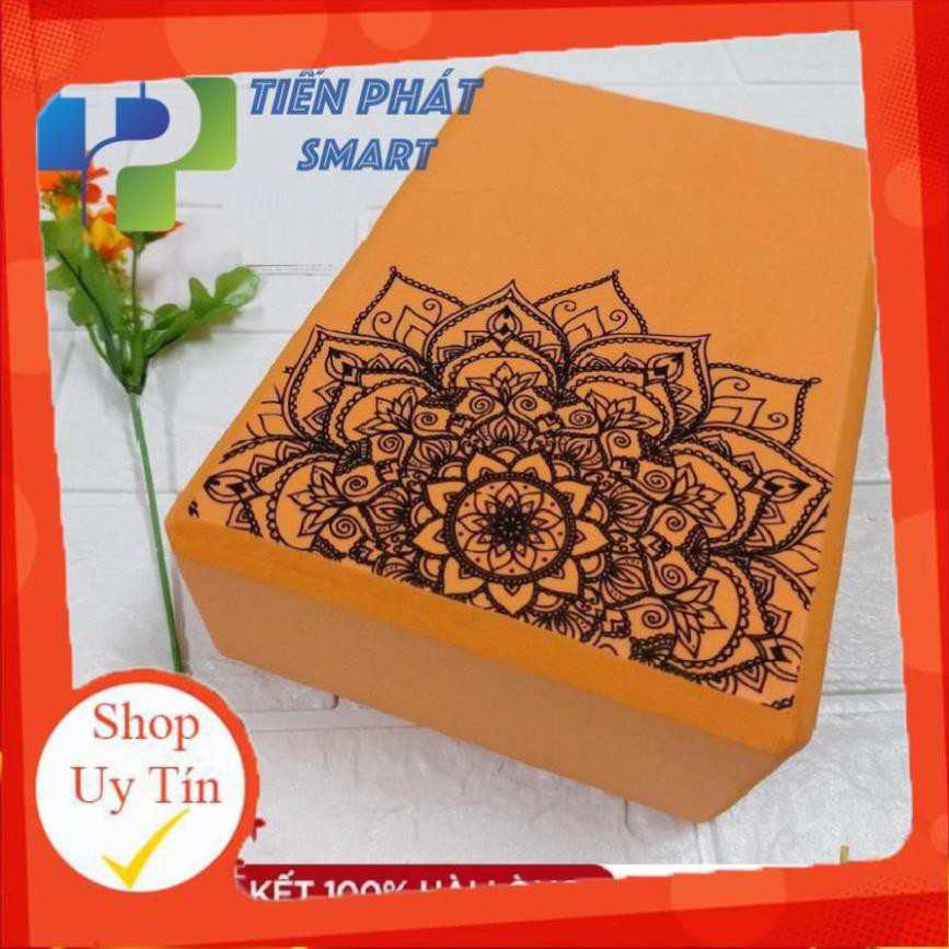 [ผลิตภัณฑ์เพื่อสุขภาพ]- MANDALA FLOWER PRINTED YOGA BRICKS (ประเภท 1) - MANY COLORS