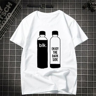 เสื้อยืดโอเวอร์ไซส์เสื้อยืดลาย Black and White 01S-3XL