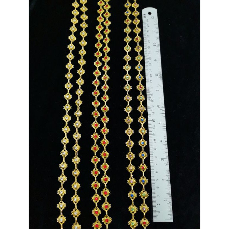 สังวาลย์ทอง-เงิน-เครื่องประดับชุดไทยใช้ได้ทั้งเด็กและผู้ใหญ่ - รูปที่ 2