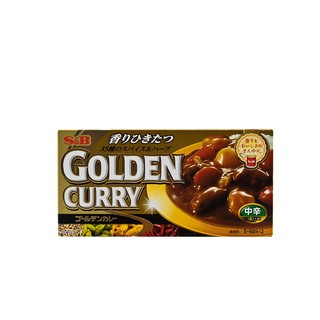 เอสแอนด์บี เครื่องแกงกะหรี่ เผ็ดกลาง 198 กรัม S&amp;B medium spicy curry paste 198 grams