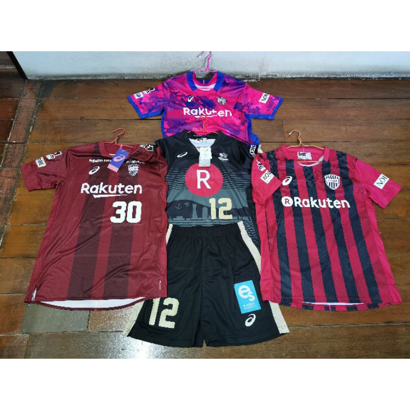 เสื้อบอลเจลีก Vissel Kobe 1ชุดเสื้ออีก3ตัว