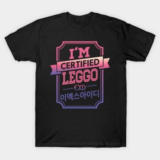 แฟชั่นคลาสสิกMen t-shirt IM CERTIFIED EXID LEGGO tshirt  t shirt