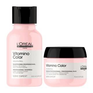 Loreal AOX set 2 ชุดแชมพูพร้อมทรีตเม้นท์และอาหารผมสำหรับผมทำสี จัดเซต 2 ชิ้น