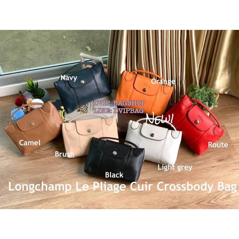 Longchamp Le Pliage Cuir Crossbody Bag แท้💯%