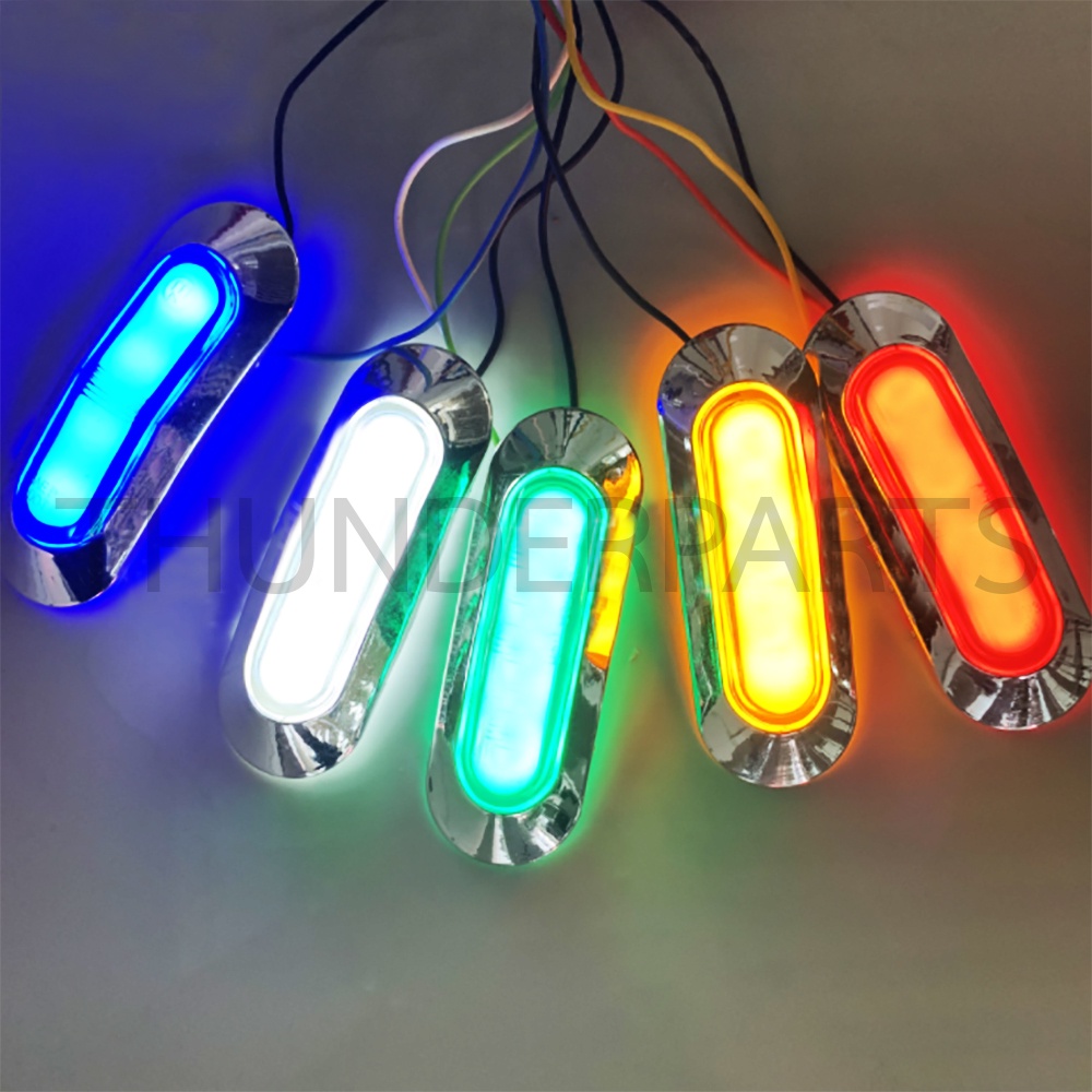 ไฟตกแต่ง 1ชิ้น 12V-24V LED ไฟแต่งรถ ไฟข้างรถ ไฟติดรถยนต์ รถบรรทุก หรือรุ่นทั่วไป (Dragon-B) - รูปที่ 2