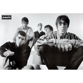 โปสเตอร์ รูปถ่าย วง ดนตรี ร็อก โอเอซิส OASIS (1991-2009) POSTER 24"x35" Inch English Rock Britpop V9