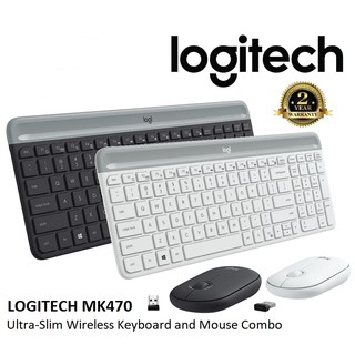 ⚡️คีย์บอร์ดและเมาส์ไร้สาย⚡️ Logitech MK470 Slim Wireless Combo (คีย์ไทย-อังกฤษ) Warranty 1 - y