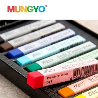 PPKK MUNGYO สีชอล์ค GALLERY SEMI 12สี BASIC, CHARCOAL, EARTHTONE , 24 สี , 48 สี Artists SOFT PASTELS ,SEMI HARD PASTEL