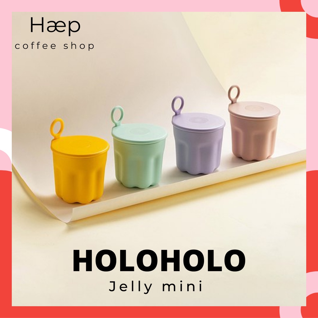 HOLOHOLO Jelly cup แก้วกาแฟ แก้วเก็บความร้อน พกพาง่าย ขนาด 200ml.