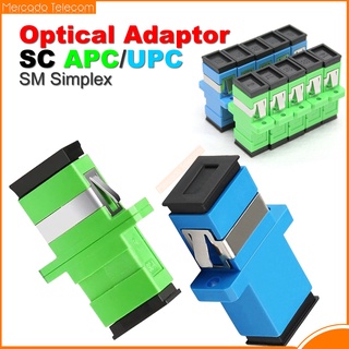 50Pcs SC Fiber Optic Connector Adapter SC / UPC SM Flange Singlemode Simplex SC-SC APC Coupler Wholesale