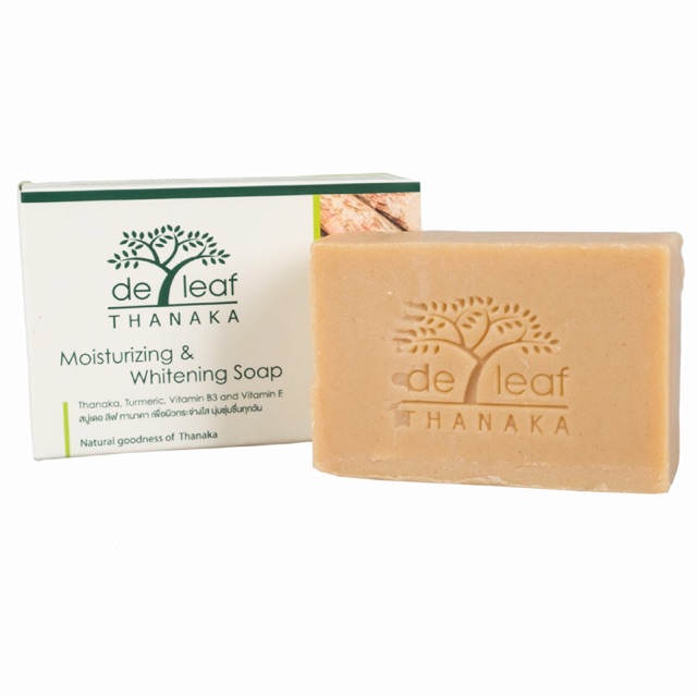 De Leaf Thanaka Moisturizing & Whitening Soap
