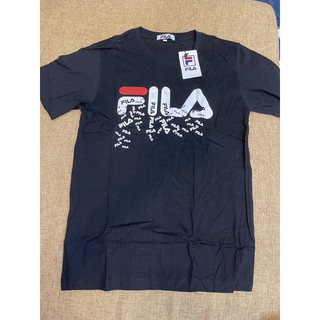 ใหม่! เสื้อยืด fila สีดำ