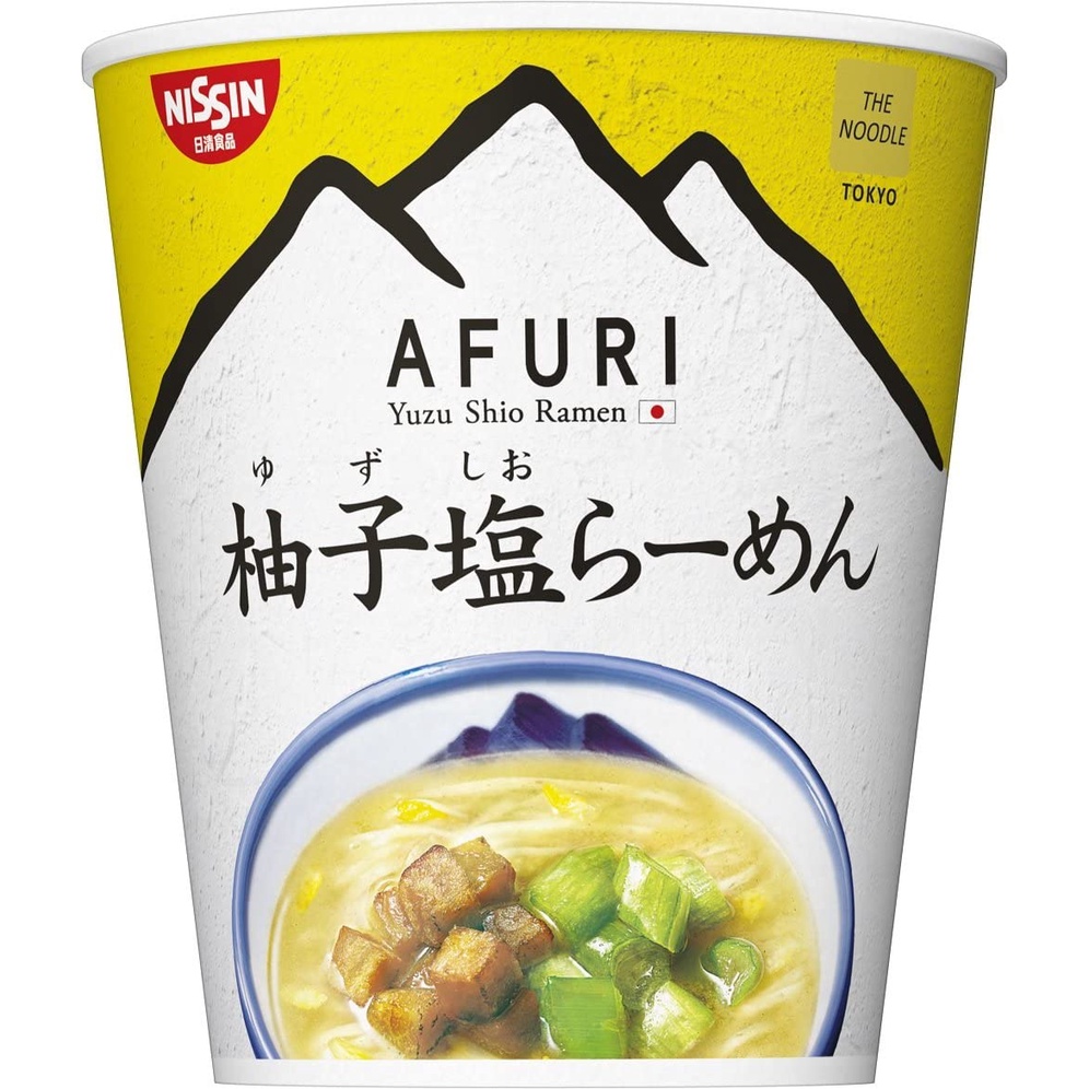 【Direct from Japan】 Nissin Tokyo AFURI yuzu salt Ramen mini 柚子鹽拉麵 (35g×15 cups) 日本 日清杯麵 日本泡麵 日本杯麵 杯麵