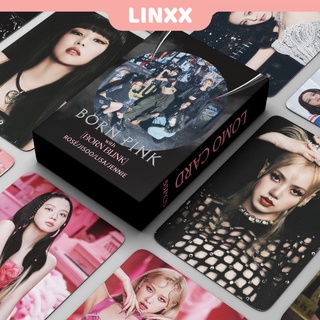 Linxx อัลบั้มรูปโลโม่การ์ด ลายศิลปินเกาหลี BORN PINK Shut Down 55 ชิ้น