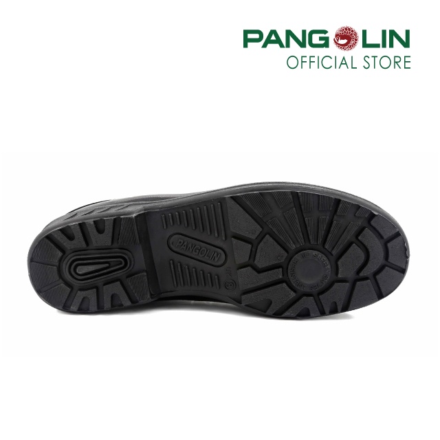 รองเท้าเซฟตี้ รองเท้านิรภัย PANGOLIN (แพงโกลิน) พื้นยางหล่อ(Rubber) แบบหุ้มส้น รุ่น9504R สีดำ