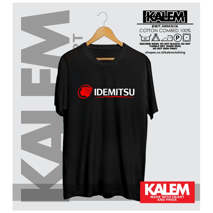 ล่าสุด Cool Idemitsu Oil ยานยนต์เสื้อยืดยานยนต์ Distro เสื้อยืด - KALEMCLOTHING