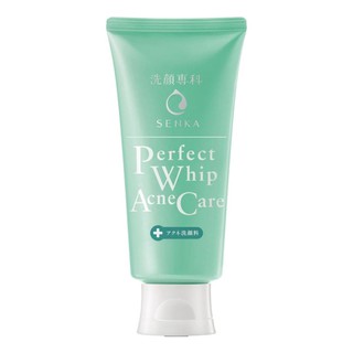 Senka Perfect Whip Acne Care by SHISEIDO เซนกะ เพอร์เฟ็ค วิป แอคเน่ แคร์ โฟมล้างหน้าเนื้อวิปครีม 100g.