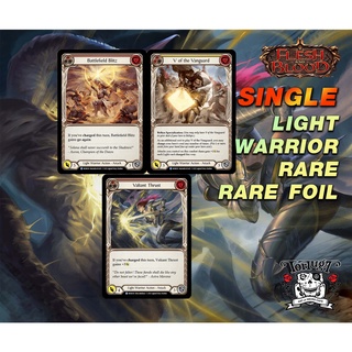 Light Warrior Rare | MON-U MON-A | Flesh and Blood TCG Single | การ์ดแรร์ระดับ R ขายแยกใบ Attack Action