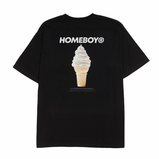 เสื้อสาวอวบ เสื้อยืดชาย เสื้อยืดสีขาวHOMEBOY เสื้อยืดผู้ชายลาย ICECREAM เสื้อคู่รัก เสื้อยืด Tee