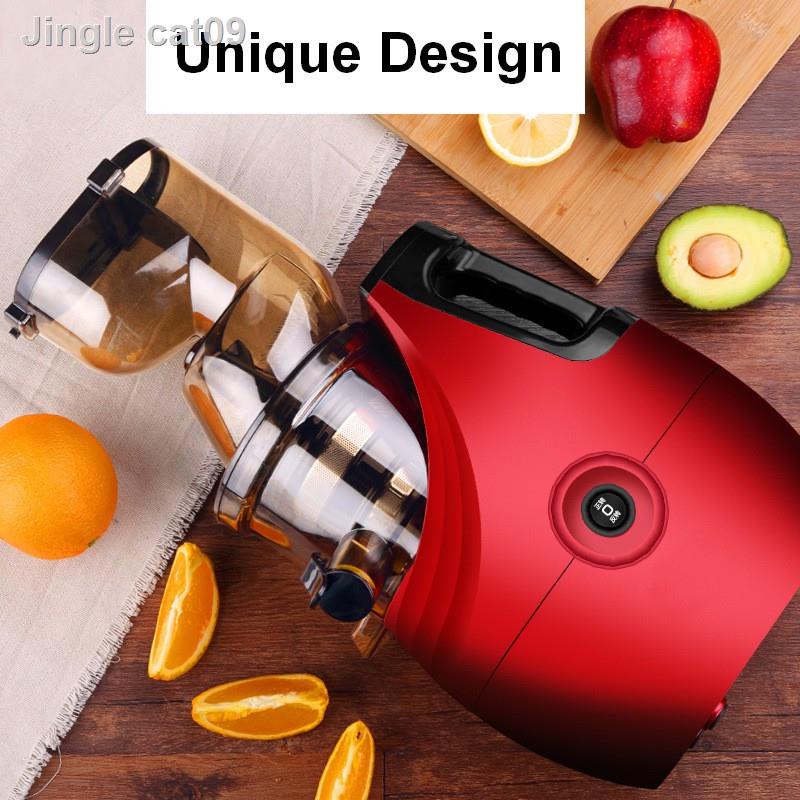 📣ส่วนลด 50%📣❅Slow Juicer large diameter mouth Fruit Juicer Low Noise Fruit Blender Vegetables Grinder Tools Multifunct