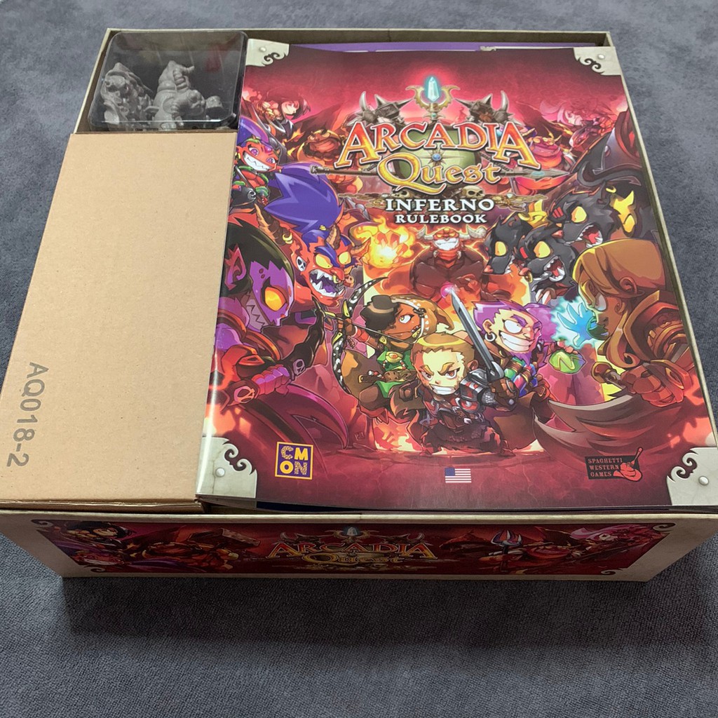 [Plastic]  Arcadia Quest/ Inferno Board Game: Organizer - ชุดกล่องจัดเก็บอุปกรณ์สำหรับเกมอาคาเดีย เควส/ อินเฟอร์โน่