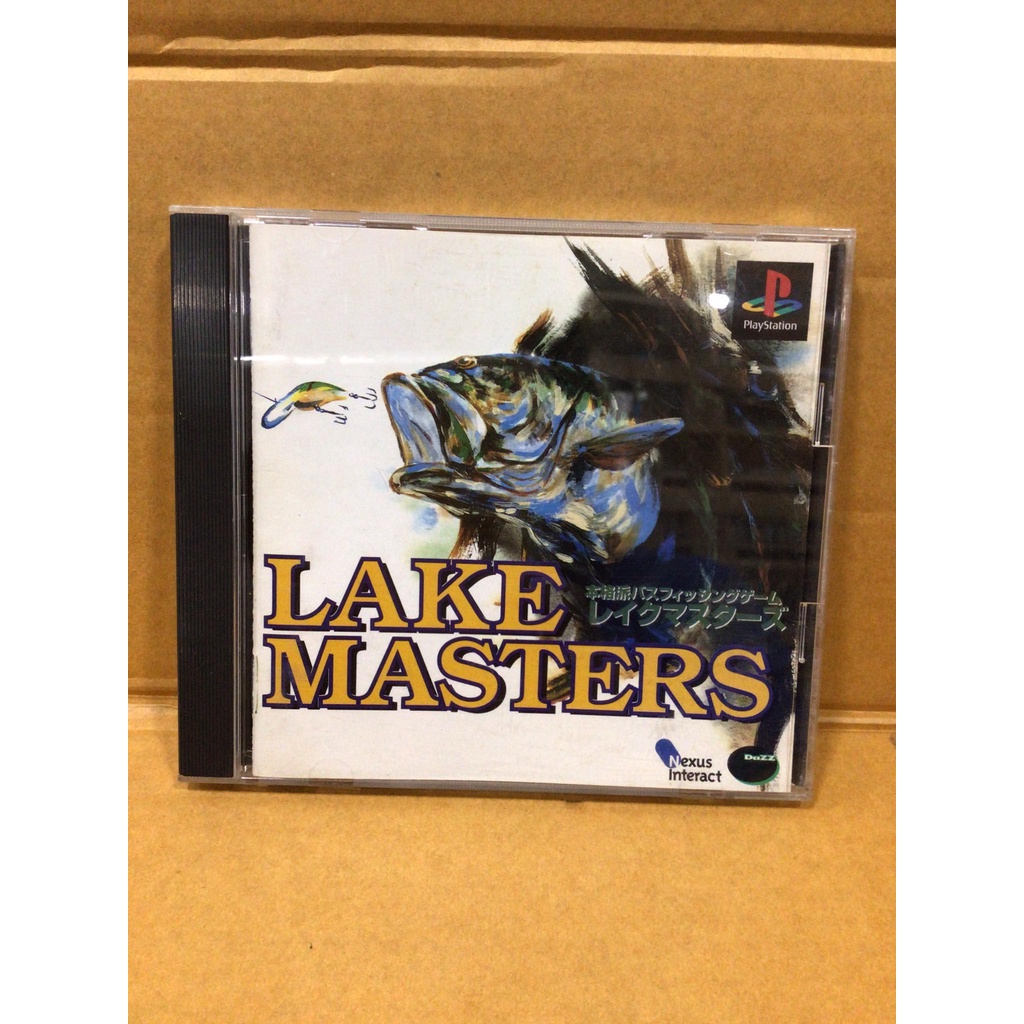 แผ่นแท้ [PS1] Lake Masters (Japan) (SLPS-00408 | 01608) Fishing Fish ตกปลา Master