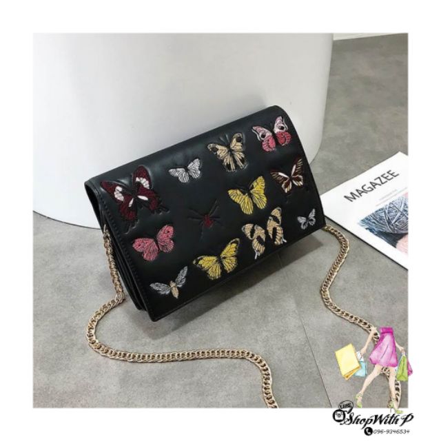 zara butterfly bag