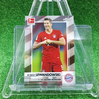 ขาย การ์ด Topps Chrome Bundesliga 2020-21 Robert Lewandofski Base bayern Muchen บาเยิร์น มิวนิค การ์ดนักบอลCards Swapper