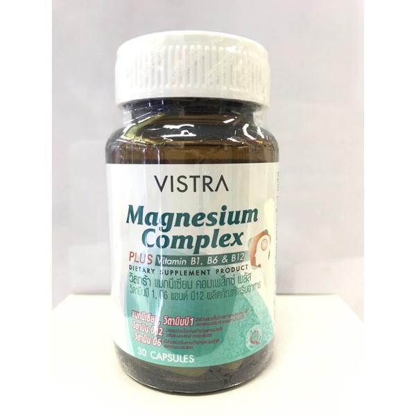 VISTRA Magnesium Complex Plus vitamin B1,B6 & B12