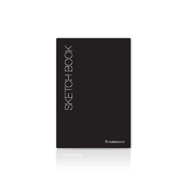 สมุดสเก็ตซ์ ปกดำเรนาซอง 60 แผ่น N-102 N-103 sketch book 1 เล่ม (Renaissance) [A4/A5]